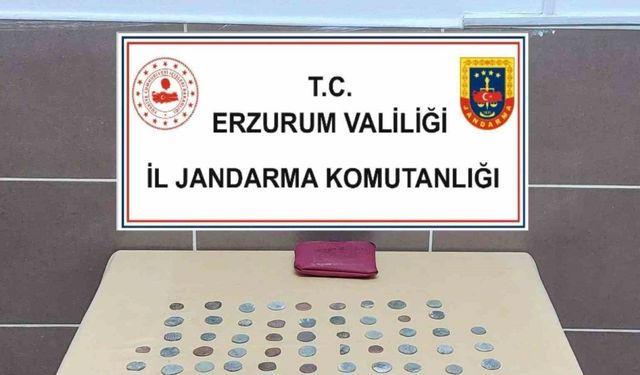 Bizans dönemine ait 104 adet sikke ele geçirildi