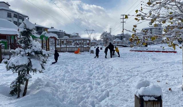 Bolu’da kar kalınlığı 30 santimetreye ulaştı