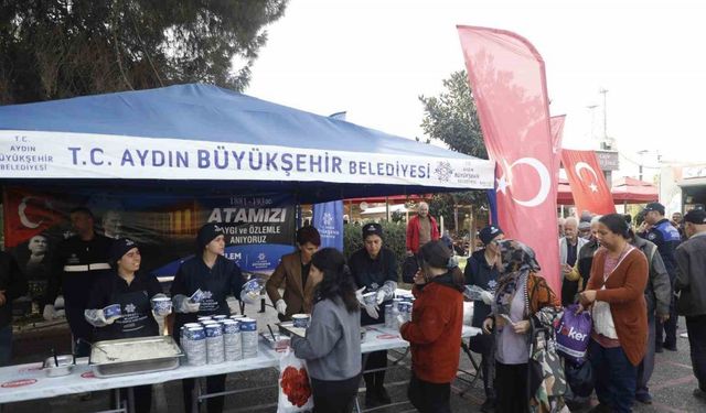 Büyükşehir, Atatürk için 17 ilçede hayır gerçekleştirdi