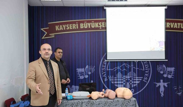 Büyükşehir’den personeline sertifikalı ‘ilk yardım’ eğitimi