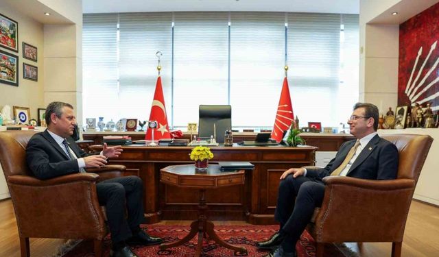 CHP Genel Başkanı Özel, Ekrem İmamoğlu’nu kabul etti