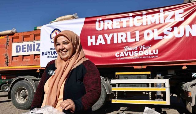 Denizli Büyükşehirden çiftçi ve üreticiye 10 milyon liralık destek