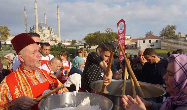 Edirne’deki Gastronomi Festivali renkli görüntülerle başladı