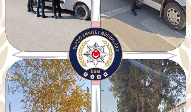 Elazığ’da okul önlerinde asayiş uygulaması sürüyor