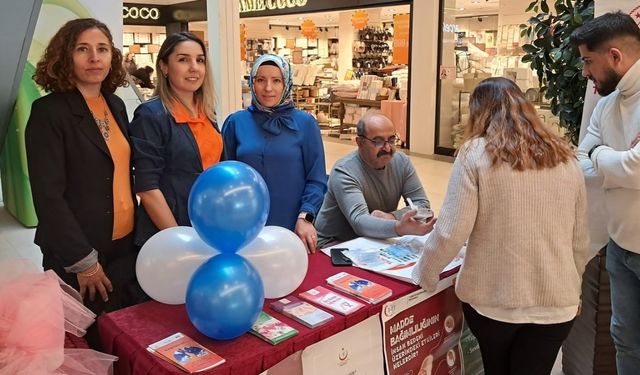 Erzincan’da Dünya Diyabet Günü kapsamında stant açıldı