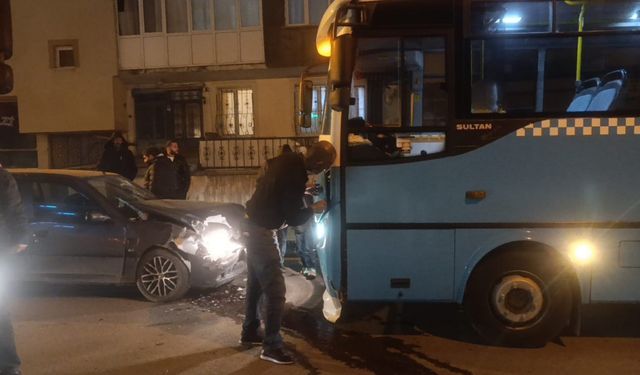 Erzurum’da trafik kazası: 1 yaralı