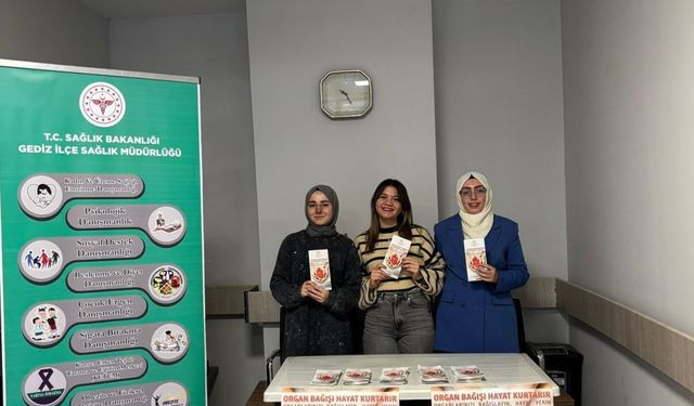 Gediz’de organ bağışı haftası etkinlikleri