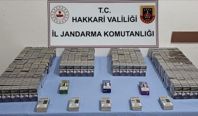 Hakkari’de gümrük kaçakçılığı operasyonu