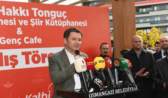 İsmail Hakkı Tonguç Bağış ve Şiir Kütüphanesi ile Genç Kafe açıldı