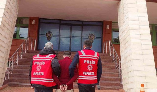 Isparta’da 34 yıl hapis cezasıyla aranan şahıs yakalandı