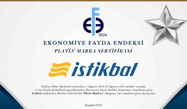 İstikbal’e “Platin” Ödül