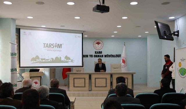 Kars’ta çiftçilere tarım sigortasının önemi anlatıldı