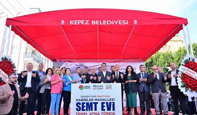 Kepez’e 38 projenin ikincisinin de temeli atıldı