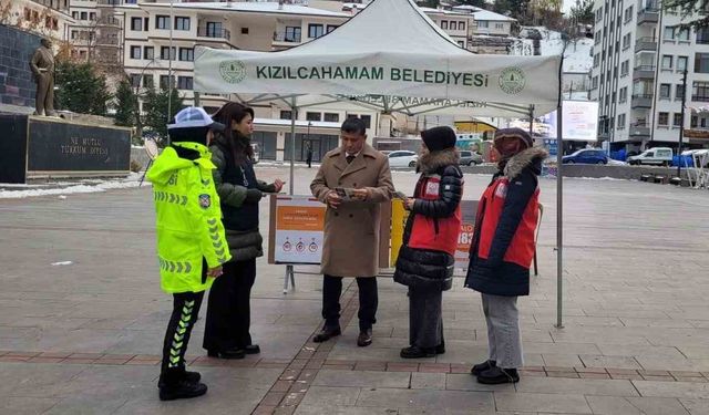 Kızılcahamam’da şiddete karşı bilinçlendirme çalışması yapıldı