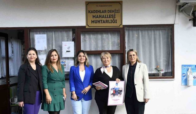 Kuşadası Belediyesi kadına yönelik şiddete karşı mücadele çalışmalarını sürdürüyor