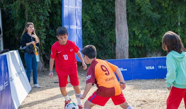 Kuşadası’nda çocuklar olimpik spor dallarıyla tanıştı