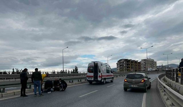 Kuşadası’nda motosiklet kazası: 1 yaralı