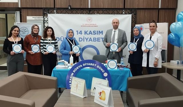 Kütahya Şehir Hastanesi’nde diyabet tarama standı