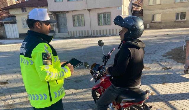 Kütahya’da motosiklet ve motorlu bisikletlere yönelik özel denetim