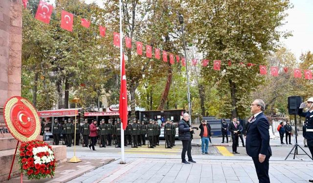 Malatya’da 10 Kasım Gazi Mustafa Atatürk’ü anma töreni düzenlendi