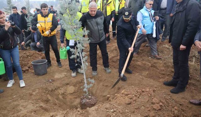 Malatya’da fidanlar toprakla buluştu