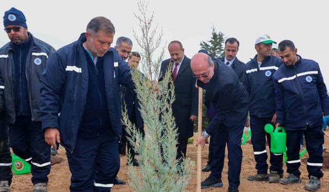 Milli Ağaçlandırma Günü’nde Sille’de fidanlar toprakla buluştu