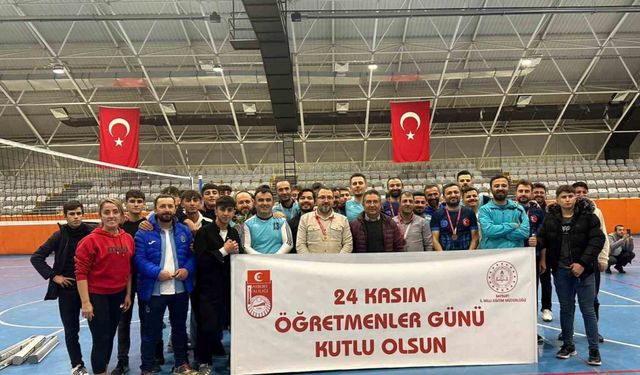 Öğretmenler Günü Voleybol Turnuvası’nın şampiyonu belli oldu