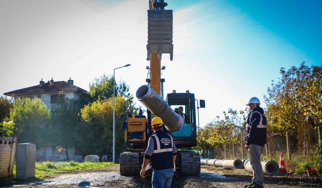 Sakarya’da o mahallenin yağmur suyu altyapısı kışa hazır