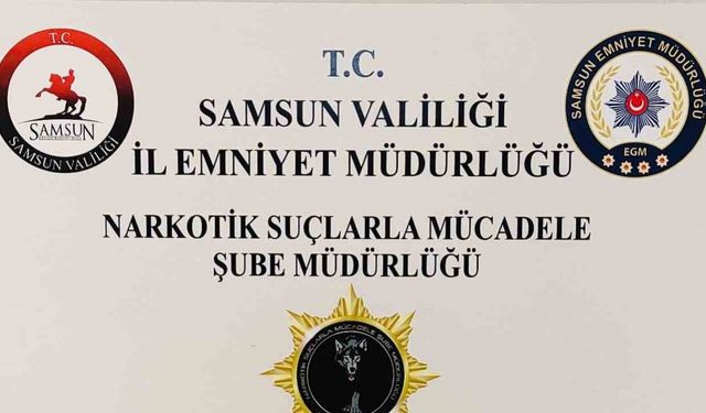 Samsun’da uyuşturucu operasyonu: 1 gözaltı