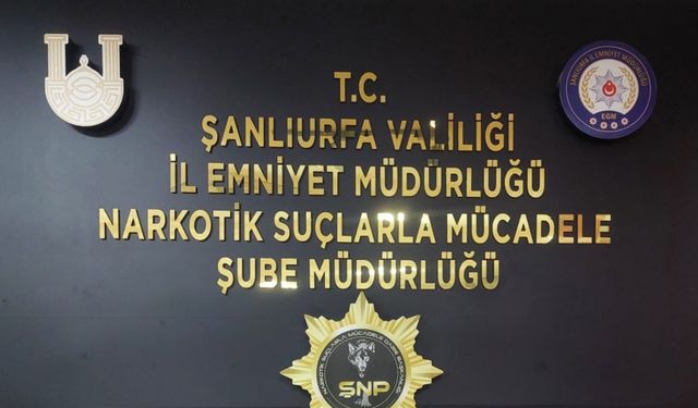 Şanlıurfa’da uyuşturucuya 2 gözaltı