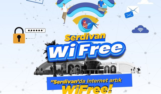 Serdivan’da internet artık Wi-Free