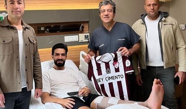 Sezonu kapatan Elazığsporlu Burak Aydın ameliyat oldu