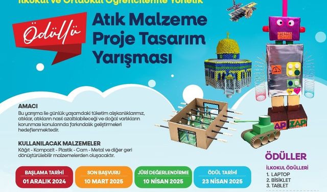 Sıfır atık projeleri yarışması düzenlenecek