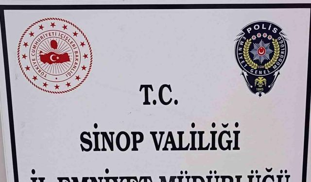 Sinop’ta uyuşturucu hapla yakalanan 1 kişi tutuklandı