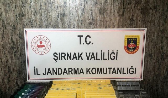 Şırnak’ta jandarma ekiplerinden kaçakçılık operasyonu