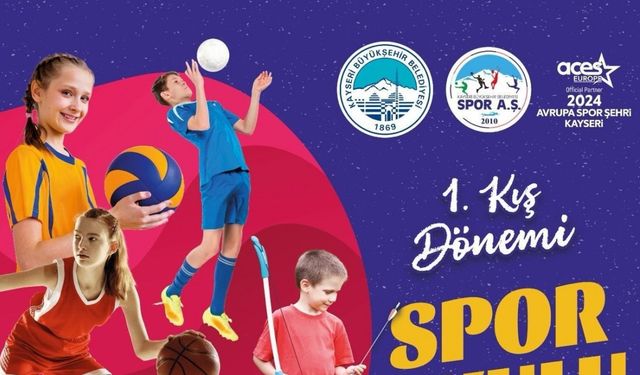 Sporcu dostu Büyükşehirin 1. Kış Dönemi Spor Okulları kayıtları başladı