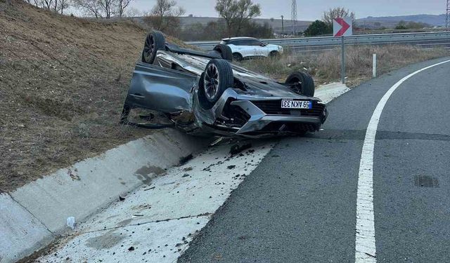 Tekirdağ’da trafik kazası: 2 yaralı