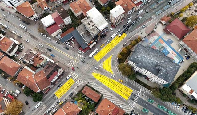 Tramvay hattında yaya güvenliği için önemli çalışma