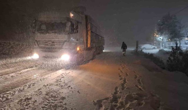 Tunceli’de kar yağışı