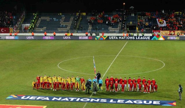 UEFA Uluslar Ligi: Karadağ: 2 - Türkiye: 1 (İlk yarı)