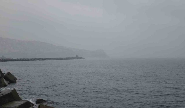 Zonguldak’ta sis etkili oldu