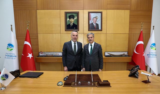 Başkan Yusuf Alemdar, İl Başkanı Tever ve yönetimini ağırladı