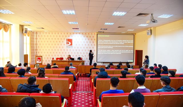 BŞEÜ'de çimento üretim süreçleriyle ilgili seminer düzenlendi