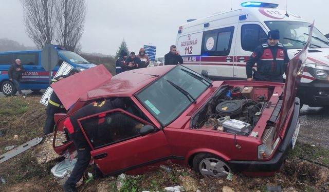 Çınarcık’ta trafik kazası: 1 yaralı