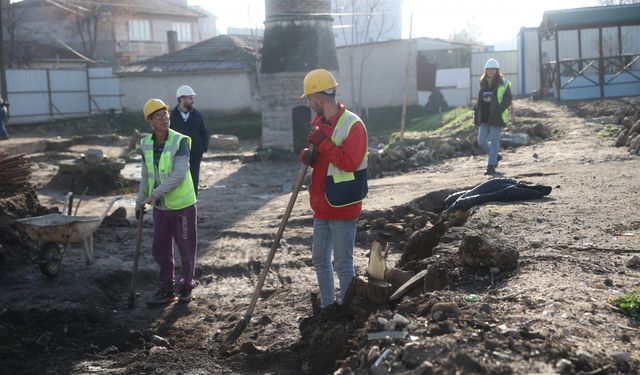 Edirne'de günümüze sadece minaresinin yarısı ulaşan Şeyh Şüceaddin Camisi restore ediliyor