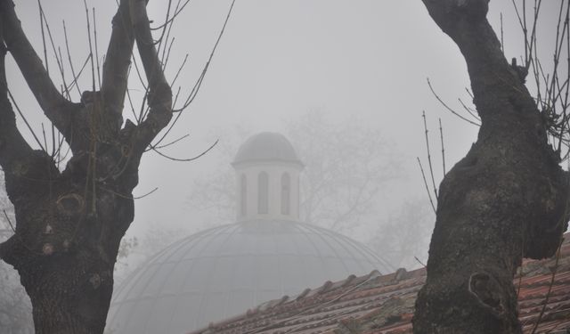 Kırklareli'nde sis etkili oldu