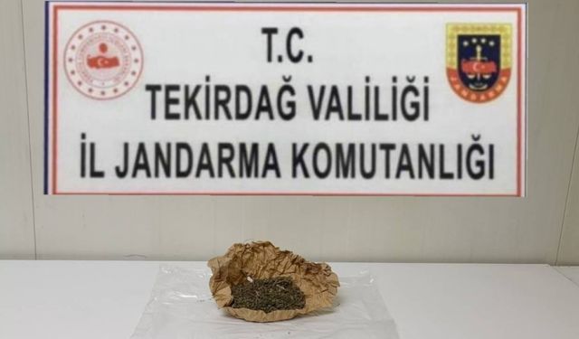 Tekirdağ'da uyuşturucu operasyonunda 4 şüpheli yakalandı