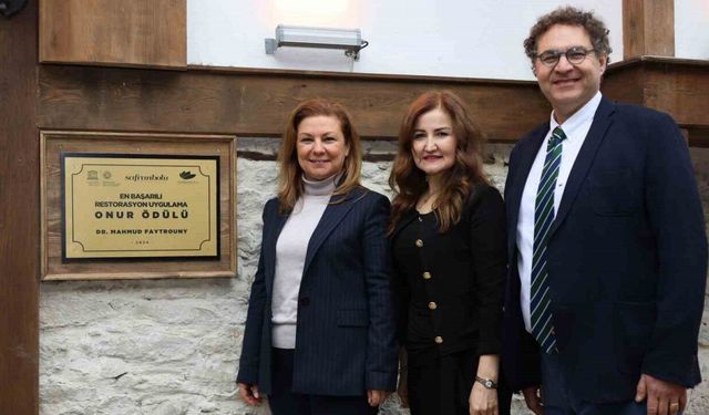 150 yıllık konağa "En Başarılı Restorasyon Uygulama Onur Ödülü" verildi