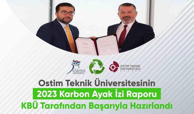 2023 yılı Karbon Ayak İzi Raporu KBÜ tarafından başarıyla hazırlandı