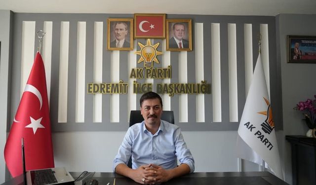 AK Parti Edremit İlçe Başkanı Ertaş’tan su sorunu açıklaması